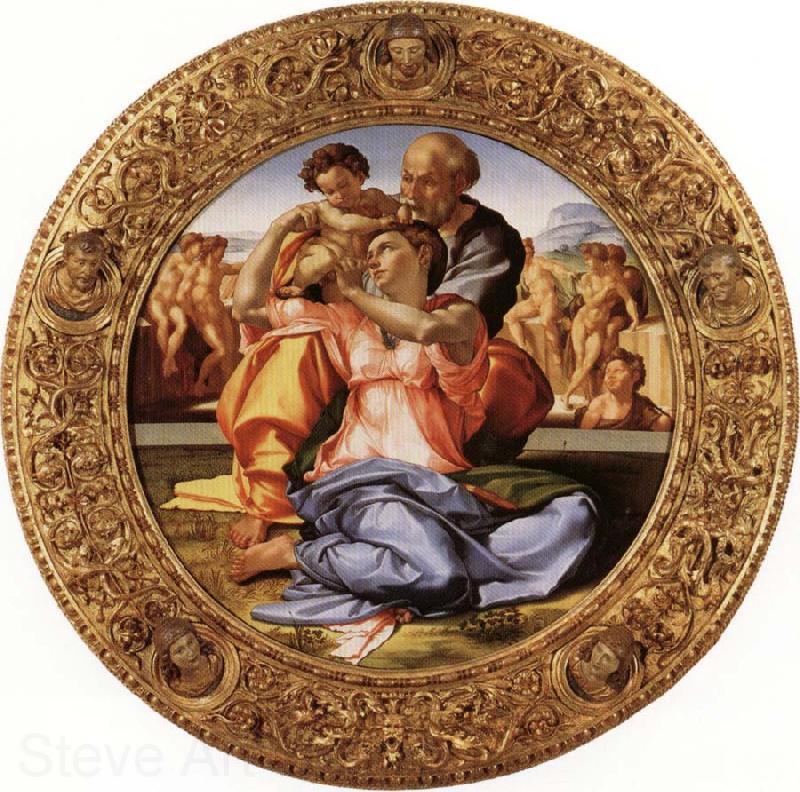 Michelangelo Buonarroti Holy Family Norge oil painting art